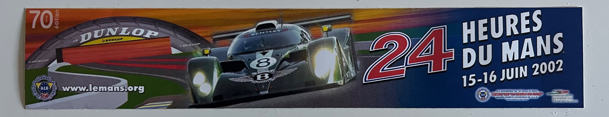 Steve McQueen 'King Of Cool' 24H Le Mans Sticker – Number 20 – MC185 – French Made