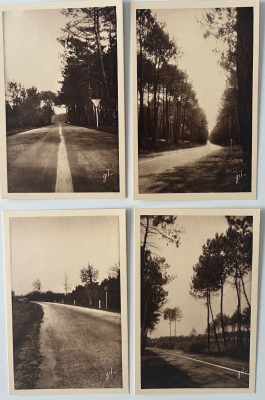 1929 Le Mans postcard set