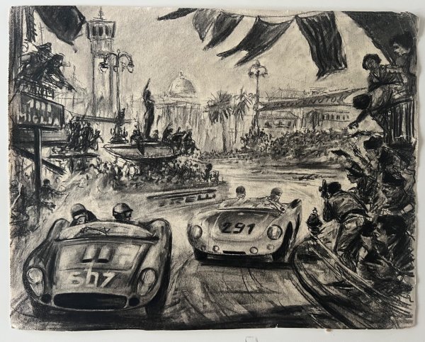 Mille Miglia 1950s Carlo Demand