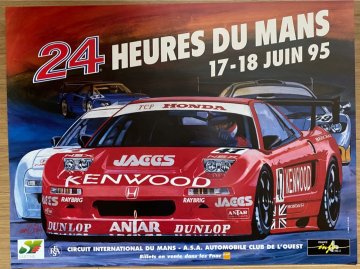 Original 1995 Le Mans official event poster
