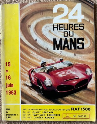 Original 1963 Le Mans Programme