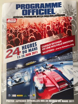 Original 2011 Le Mans Programme