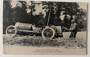 Original 1906 French Grand Prix postcard version 10