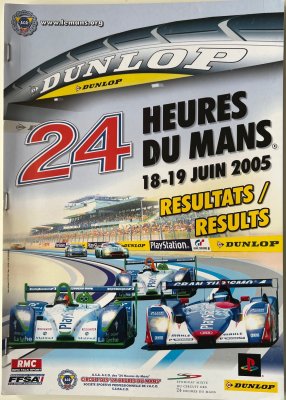Official 2005 Le Mans results programme