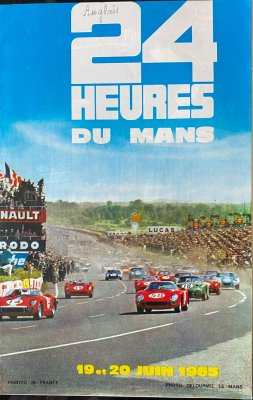 Original 1965 Le Mans Promotional leaflet