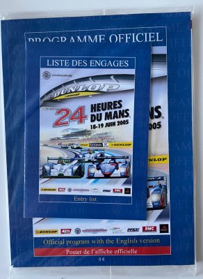 Original 2005 Le Mans program sealed