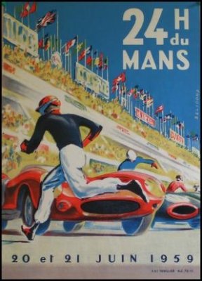 Original 1959 Le Mans Poster