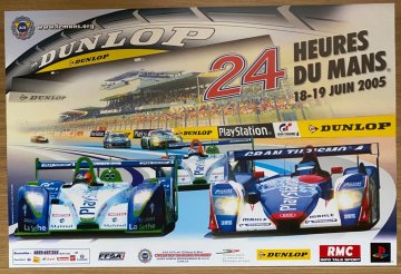 Original 2005 Le Mans official event poster