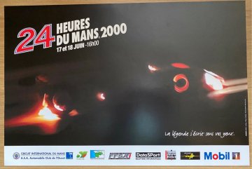 Original 2000 Le Mans official event poster V3