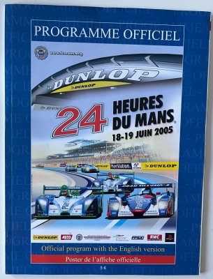 Original 2005 Le Mans programme