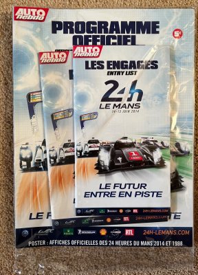 Original 2014 Le Mans Programmes (sealed)