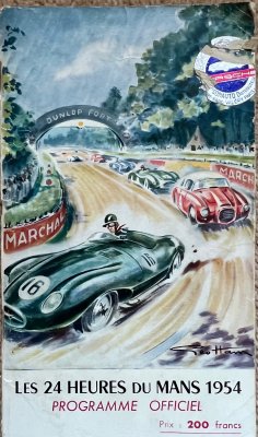 1954 Le Mans Programme