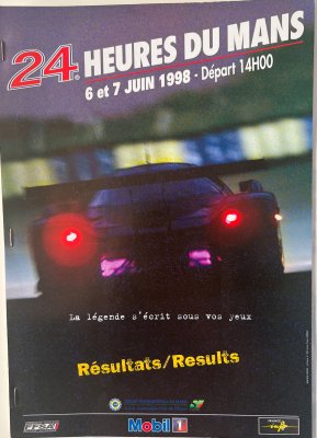 Official 2000 Le Mans results programme