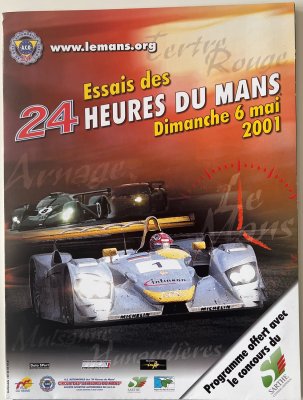 Original 1995 Le Mans Practice leaflet