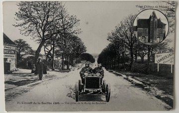 Original 1906 French Grand Prix postcard version 11