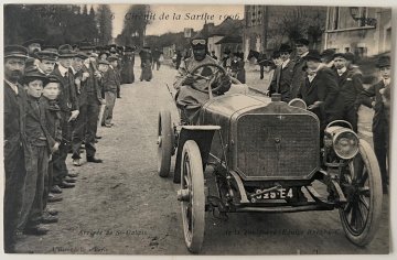 Original 1906 French Grand Prix postcard version 2