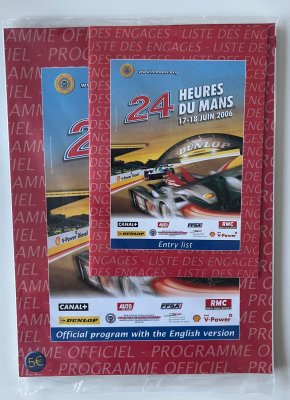 Original 2006 Le Mans program sealed