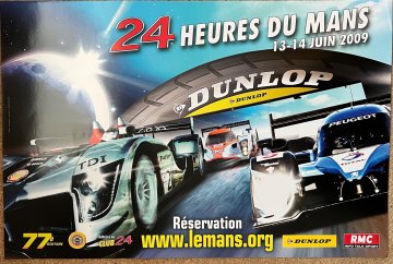 Original 2009 Le Mans official event poster