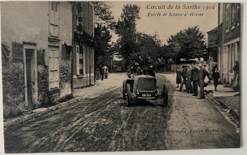 Original 1906 French Grand Prix postcard version 7