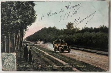 Original 1906 French Grand Prix postcard version 14