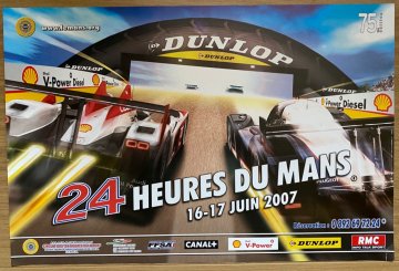 Original 2007 Le Mans official event poster