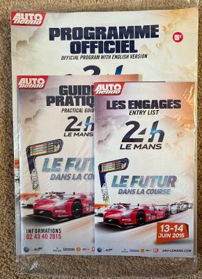 Original 2015 Le Mans Programme (sealed)