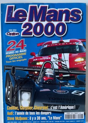 original 2000 Le Mans programme signed 