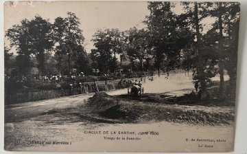 Original 1906 French Grand Prix postcard version 12