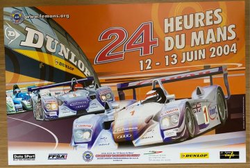 Original 2004 Le Mans official event poster