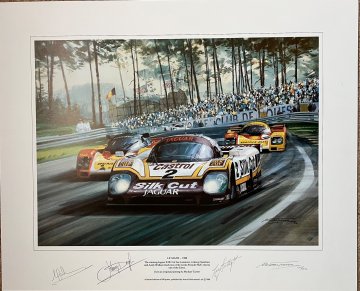 1998 Le Mans Silk cut Jaguar Limited edition Signed