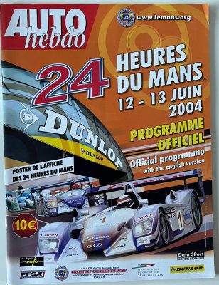 Original 2004 Le Mans programme