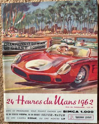 Original 1962 Le Mans Programme