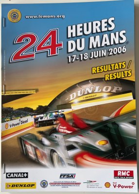 Official 2006 Le Mans results programme