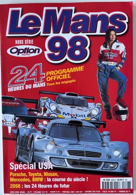 Original 1998 Le Mans programme