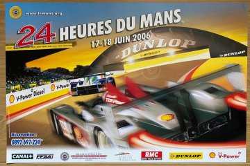 Original 2006 Le Mans official event poster