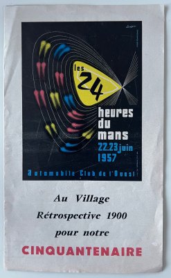 Original 1957 Le Mans Leaflet