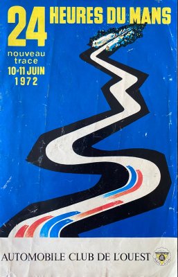 Original 1972 Le Mans Promotional Leaflet