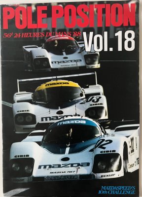 1988 Mazda Pole Position Le Mans magazine Volume 18