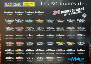 2005 Le Maine Le Mans invite poster