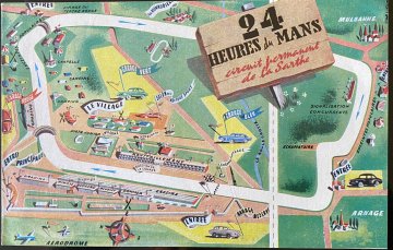 Original 1961 Le Mans promotional booklet