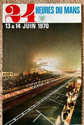 Original 1970 Le Mans Promotional Leaflet