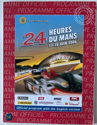 Original 2006 Le Mans programme