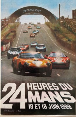 Original 1966 Le Mans Promotional leaflet