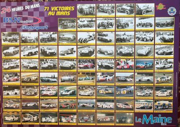 2003 Le Mans victory Le Mans Poster 1923 -2003