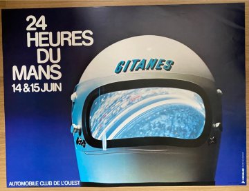 0riginal 1975 Le Mans official event poster